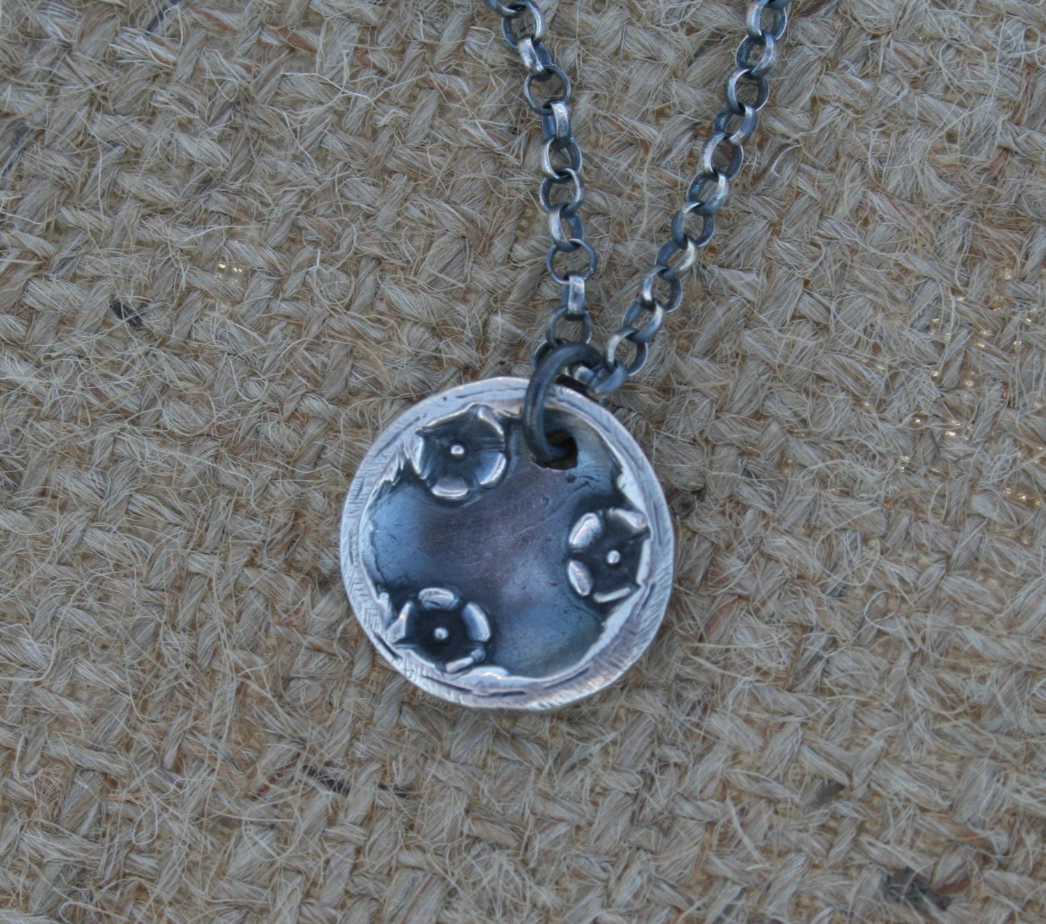 Rustic Silver Necklace Collection - Cup of Posies