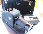 Vintage Argus Slide Projector with Hardshell Case 1940s Working Photography Collectible