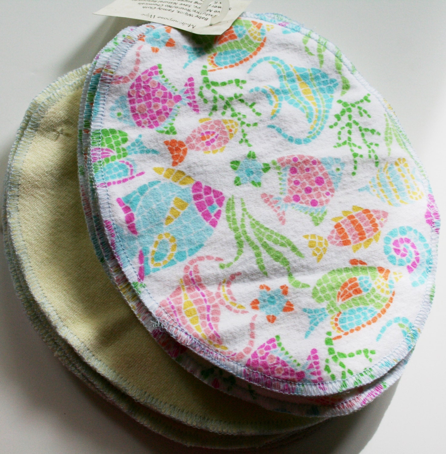 SALE:  Baby Wipes, Underwater Creatures on Yellow