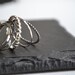 Grape VI  / attached stacking silver rings, freeshippingfrance