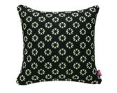 Knitted Pillow Cover - 18x18in/45x45cm - HANABI - Navy