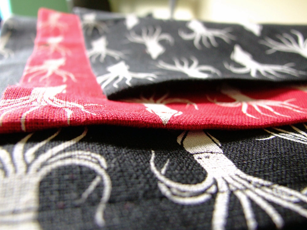 Napkins - Squid Linens napkin set of 4