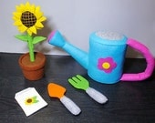 My Little Gardener Felt Gardening Set Ebook - PDF Patterns and Instructions via Email