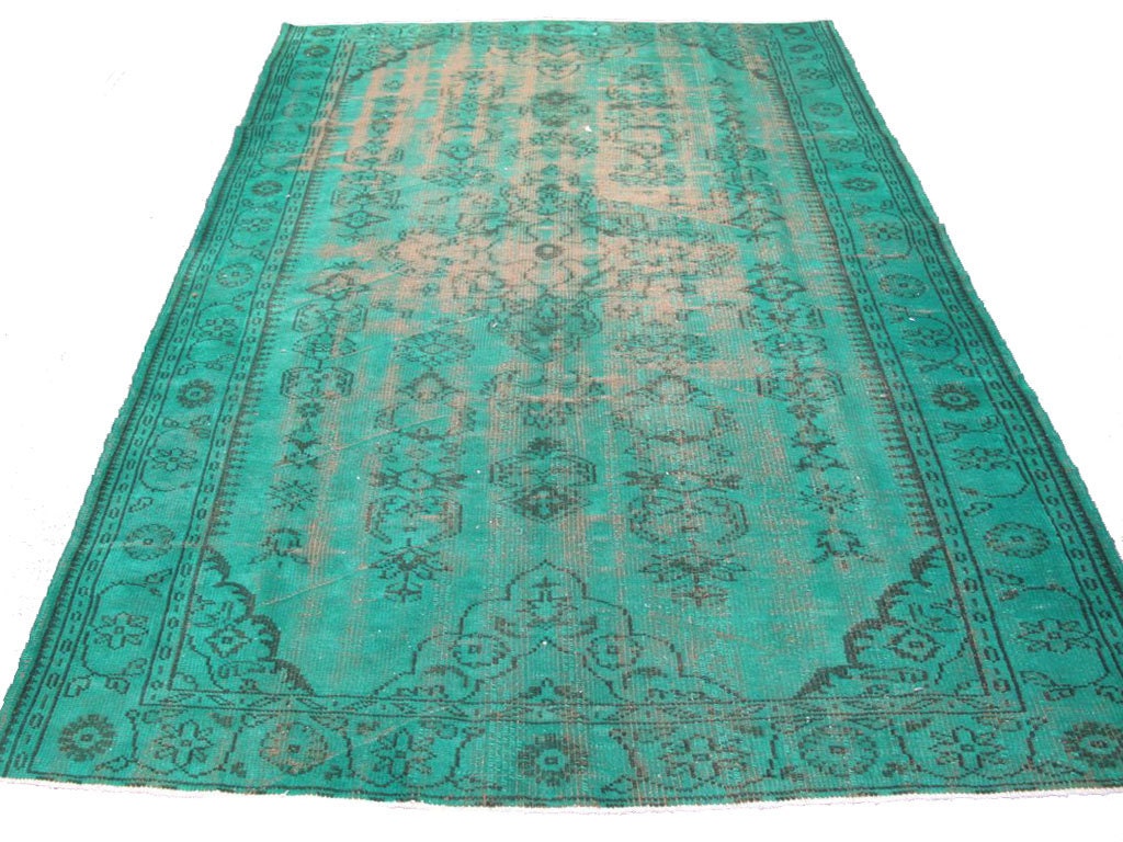 Aqua Overdyed Rug