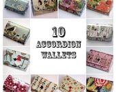 Accordion Wallets - Bulk 10