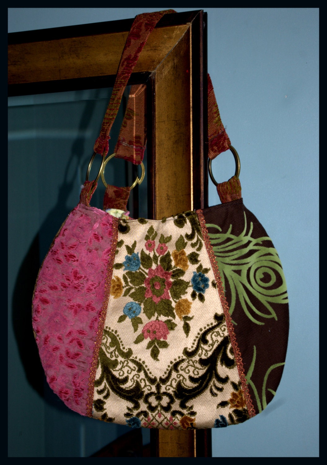 Vintage mix Carpet Bag