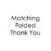 Custom printable thank you note