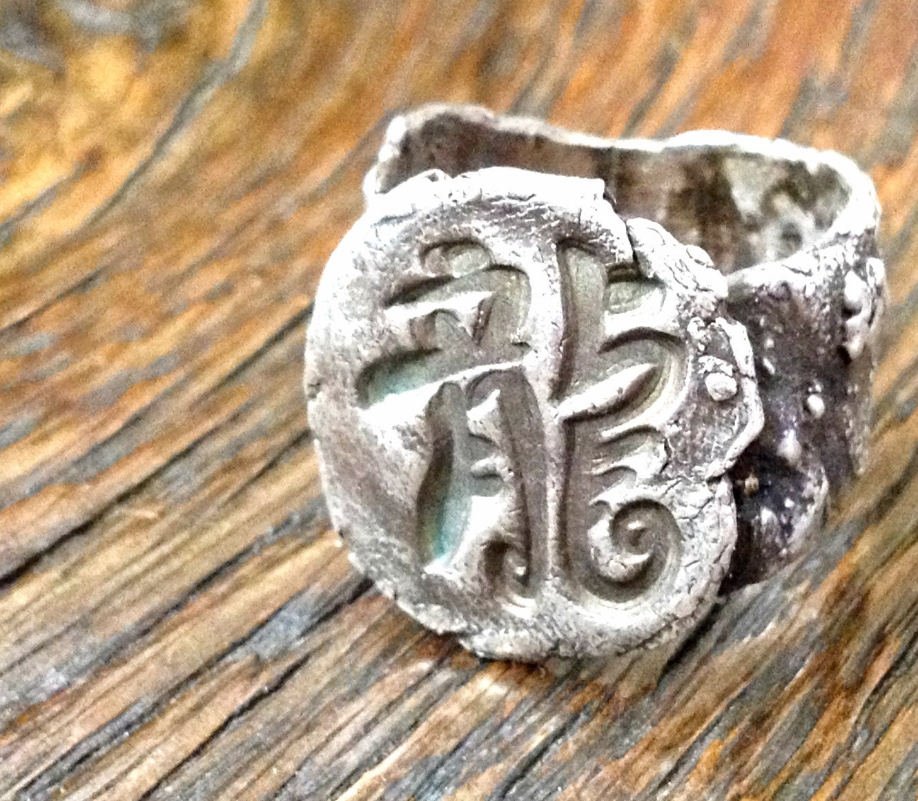 Chinese Zodiac fine silver ring ANIMAL symbolism