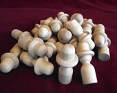 Bulk Pack (25) of No. 15 Cowboy with Hat Commercial Hardwood Peg Doll