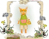 Felt Doll Making Kit Cressida Cat  LAST ONE LEFT
