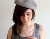 Vintage Gray Hat with String