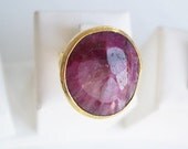 Unique RUBY ring