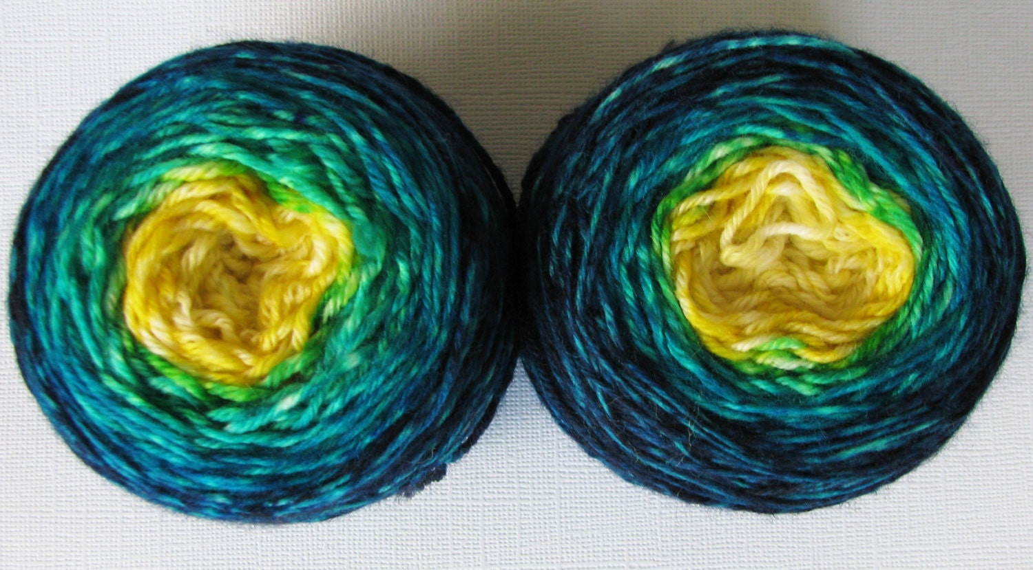 Matching Socks Set Greatest of Ease Sock Superwash Yarn Gradient Color: Sunshine Lollipops