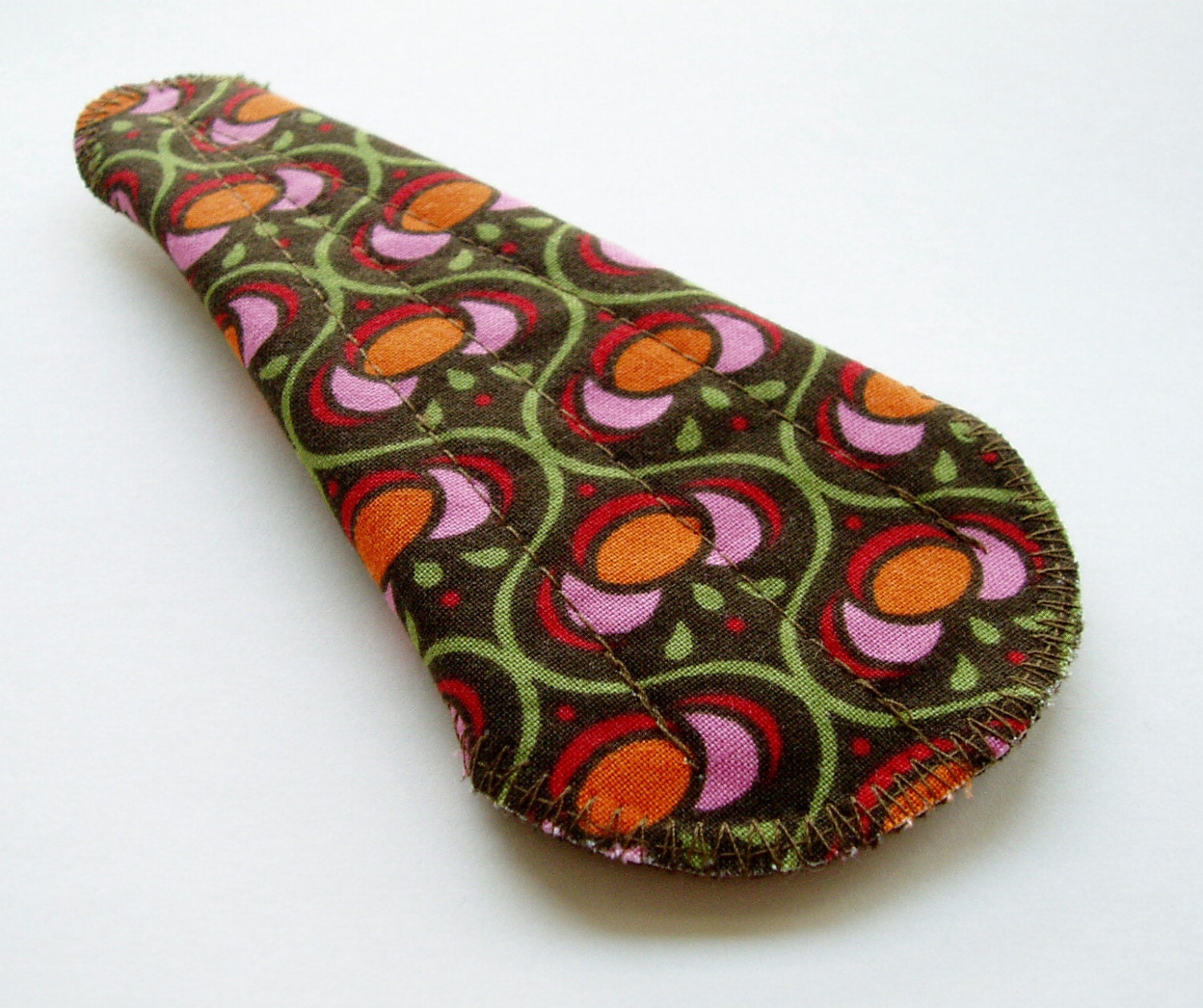 6 Cotton Thong Panty Liner Honey Brown Cloth by NaturallyHip