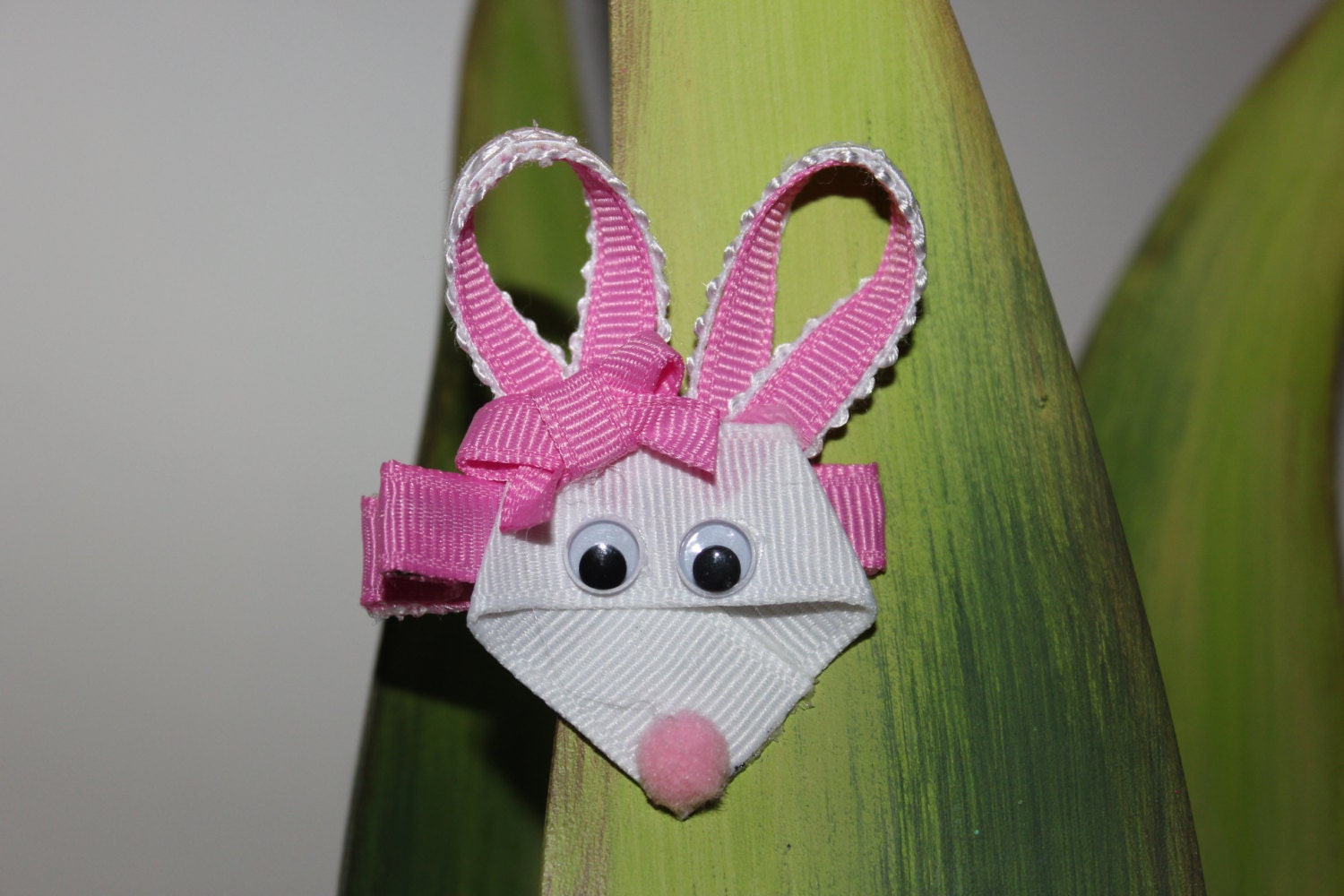 Easter Bunny hair clip