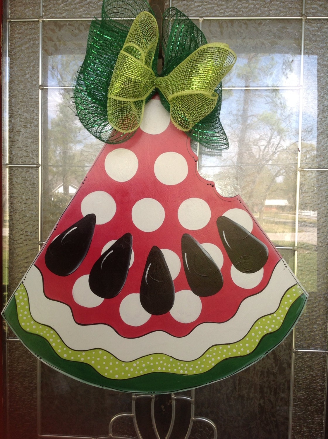 Watermelon Door hanger, personalized
