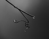 Rain Music - 6 x 6 inch Black and White Photograph