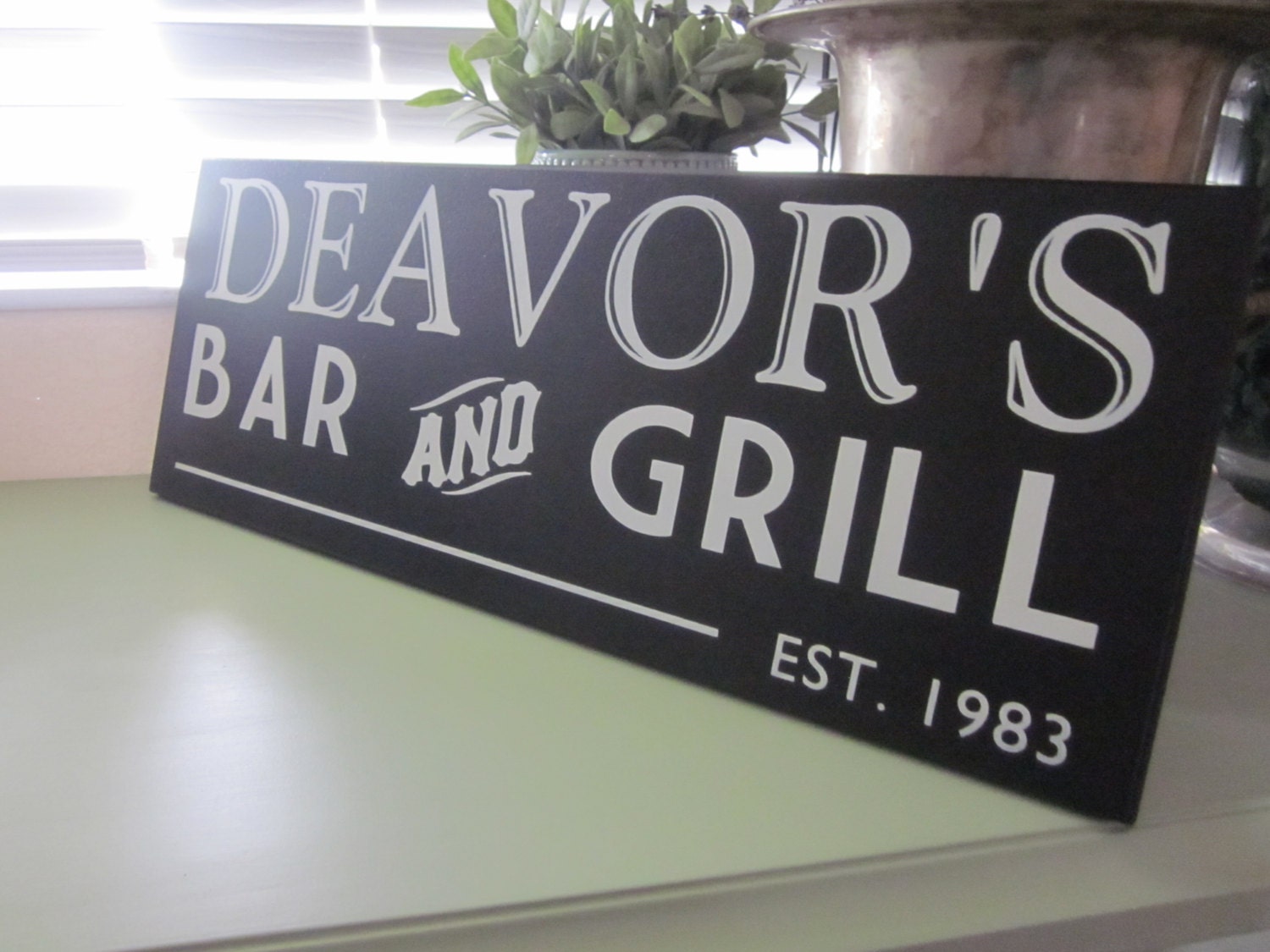 Custom Bar Sign, Wood Sign, Groomsmen gift, Fathers Day Gift, Game room, Family Name Sign, Personalized groomsmen gift Wedding Sign