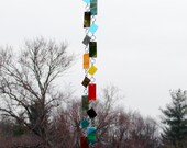 Changing Seasons II Wind Chimes,Glass Chimes,Kaleidoscope,Colored Glass,Wind Chimes,SunCatcher,OOAK