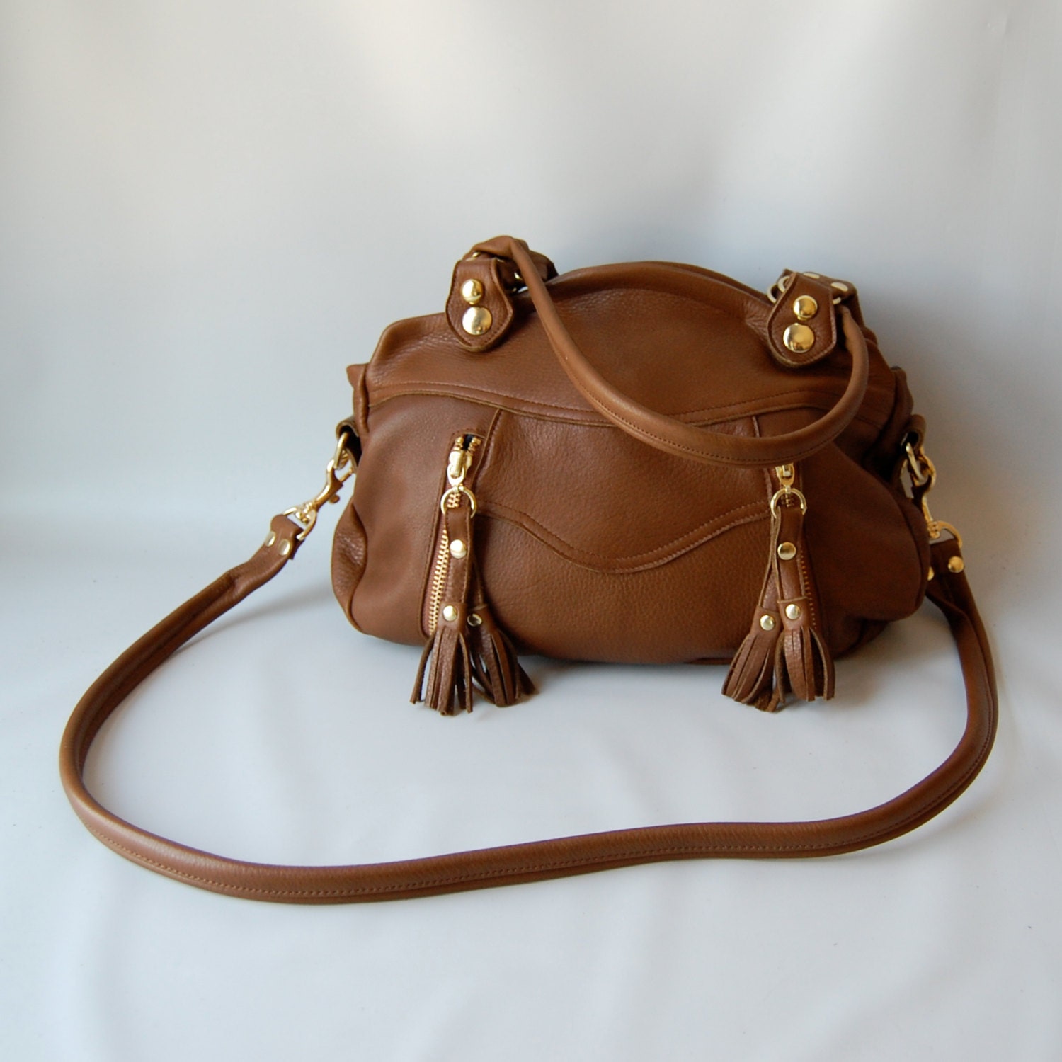 SALE - Small Larch bag in whiskey