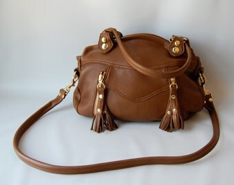 SALE - Small Larch bag in whiskey