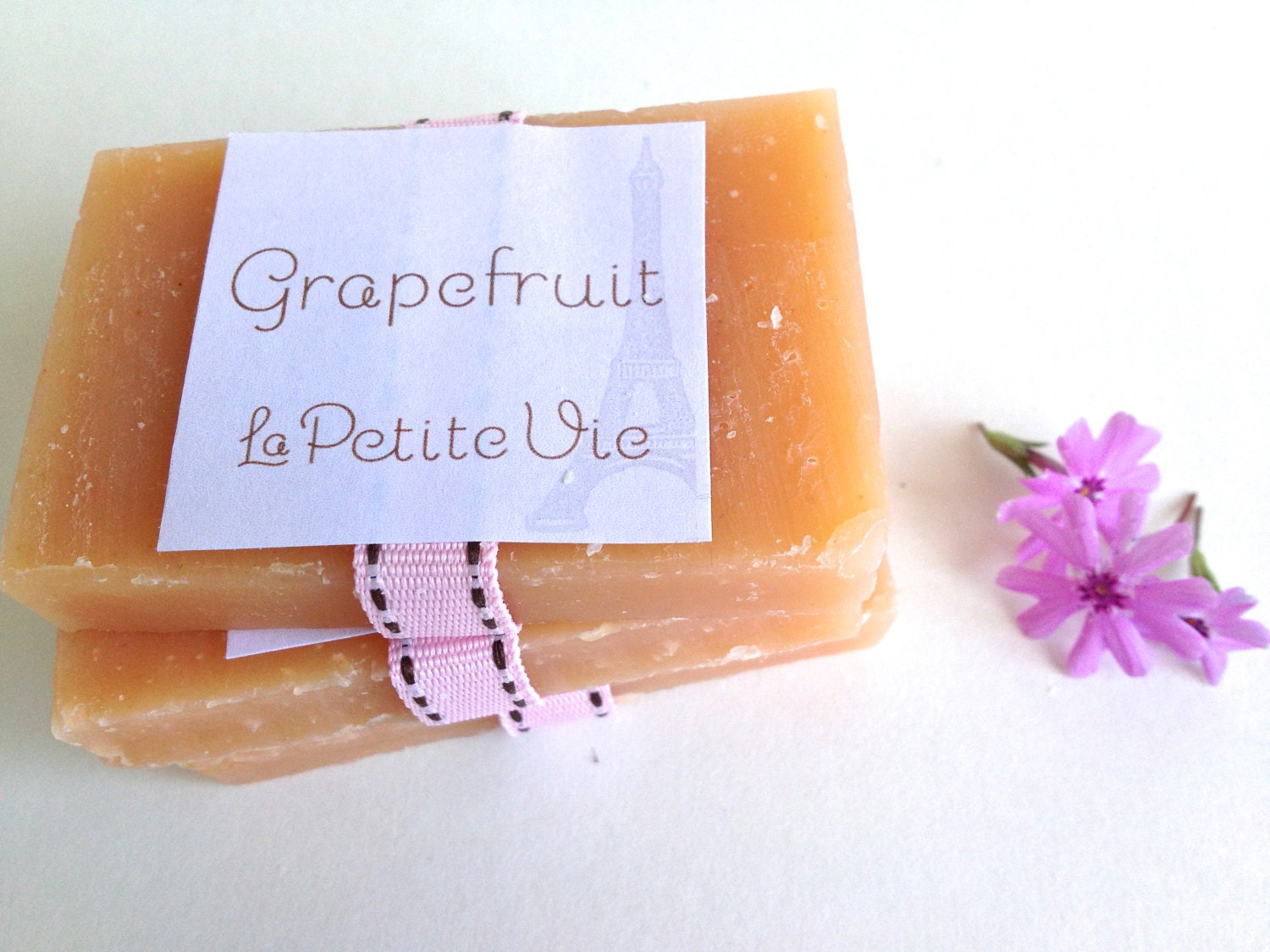 Guest Soap Grapefruit, Travel Soap, Sample Size, Organic, Handmade