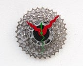 Recycled Bike cassette gear Clock