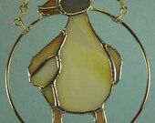 Stained Glass Duckling with an Attitude Suncatcher