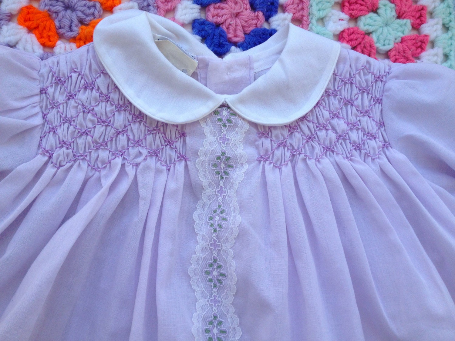 Purple Polly Flinders Dress 9-12 Months