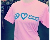 Peace, Love, Dogs T-Shirt