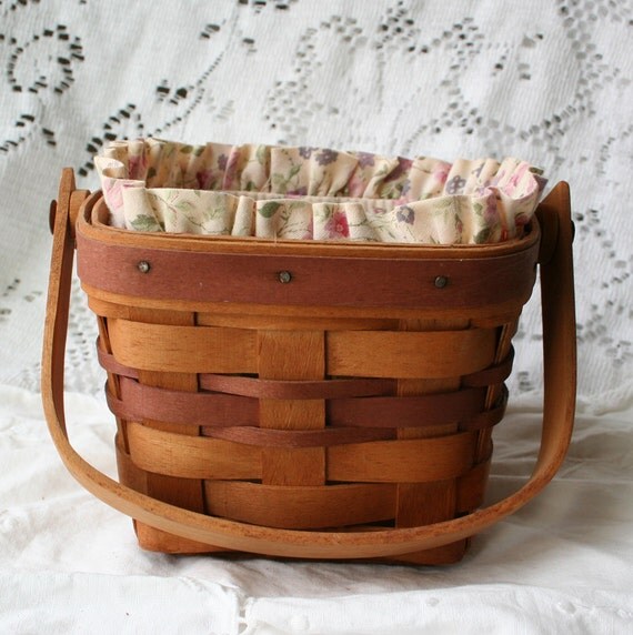 Longaberger 1990 1st May Series Violet Basket by sugarlumpstudios