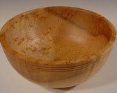 Bird's Eye Maple Bowl Turned Wooden Bowl Number 5154 by Bryan Tyler Nelson