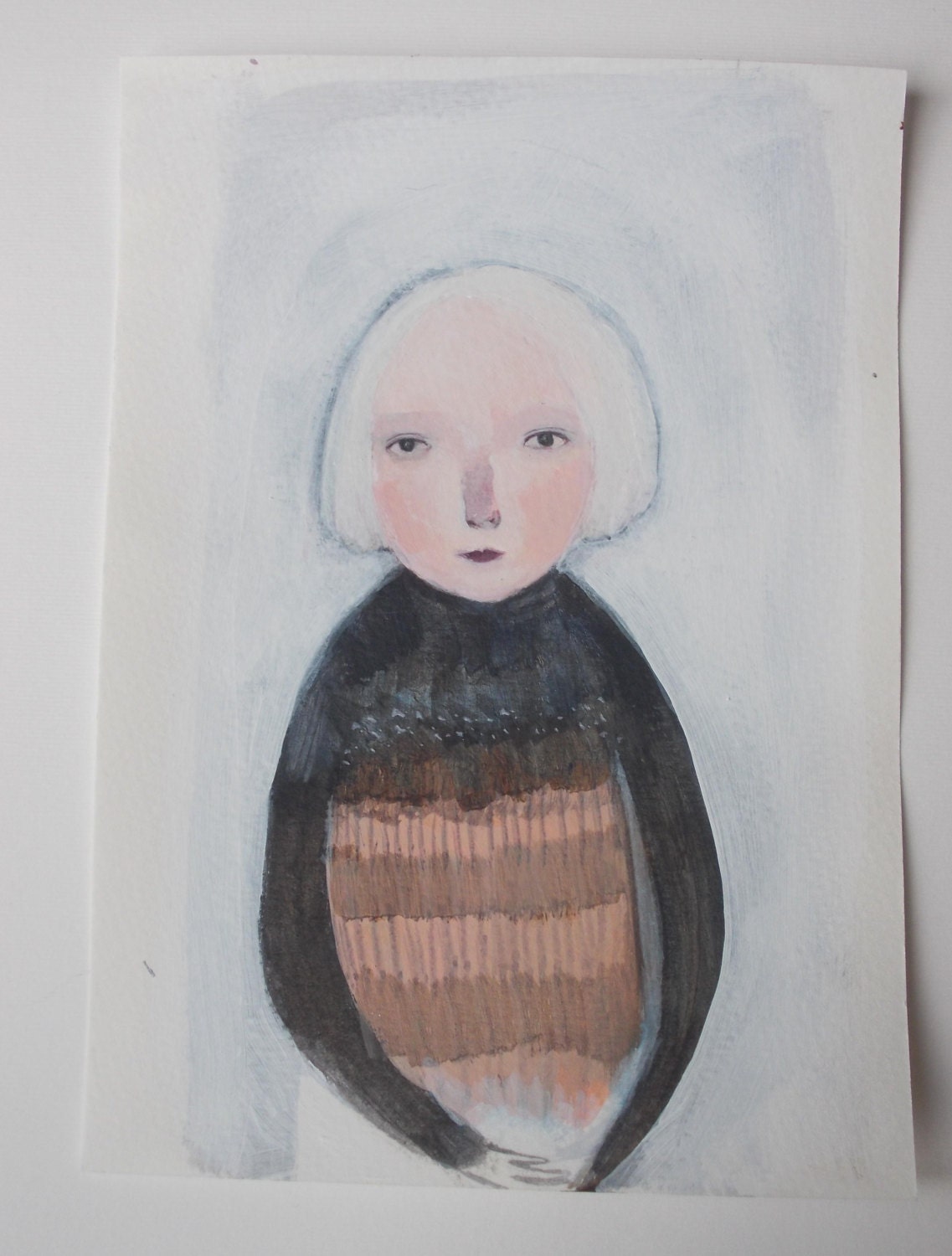 Marian - original painting on paper