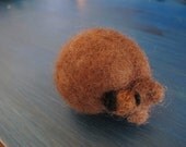 Brown Bear - Needle Felted Toddler Jingle Bell Ball