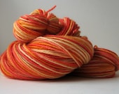 CLEARANCE - Hand Dyed Yarn, BFL, Sport Weight, 300 yards/ 4 oz , Ombre