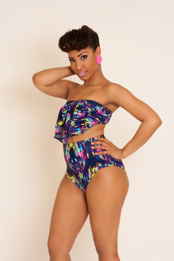 70s Blues Serengeti Swimsuit Bottom