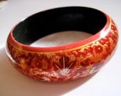 Hand Painted Bangle Bracelet