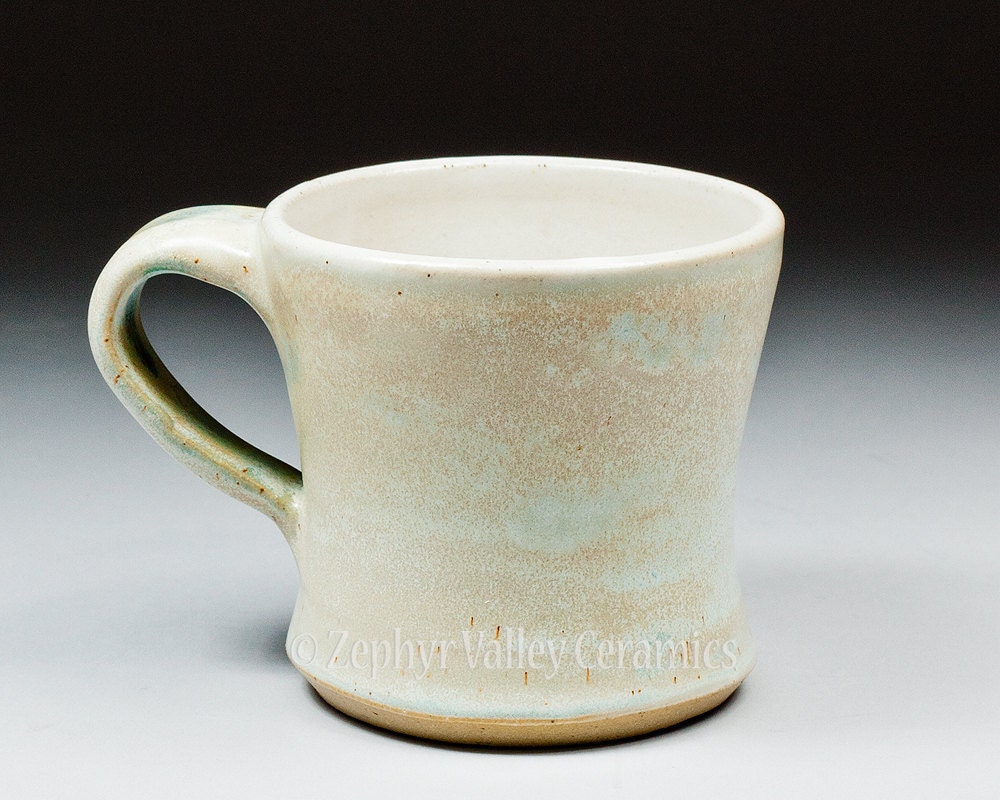 Green Handmade Ceramic Coffee Mug Cup