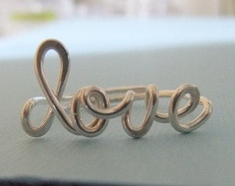 love ring in Sterling Silver