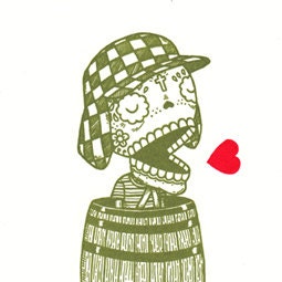 Chavo del Ocho Calavera Limited Edition Gocco Screenprint Day of the Dead