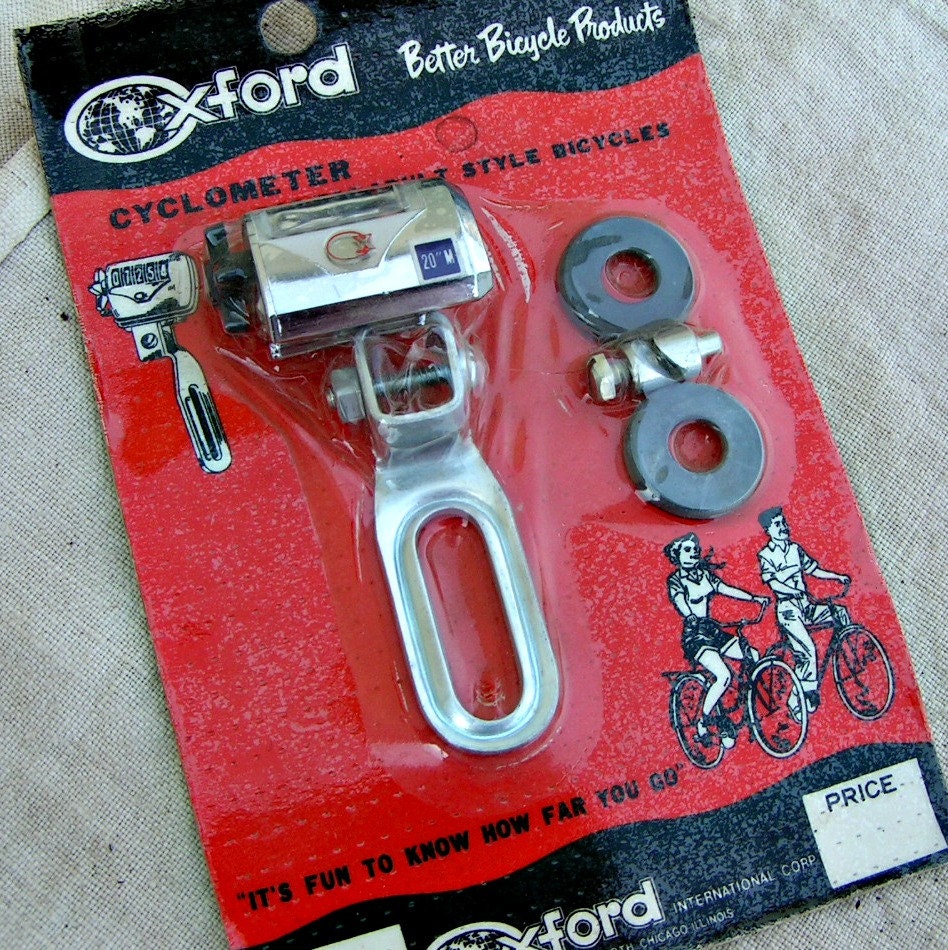 Retro Bicycle Cyclometer. Original Package