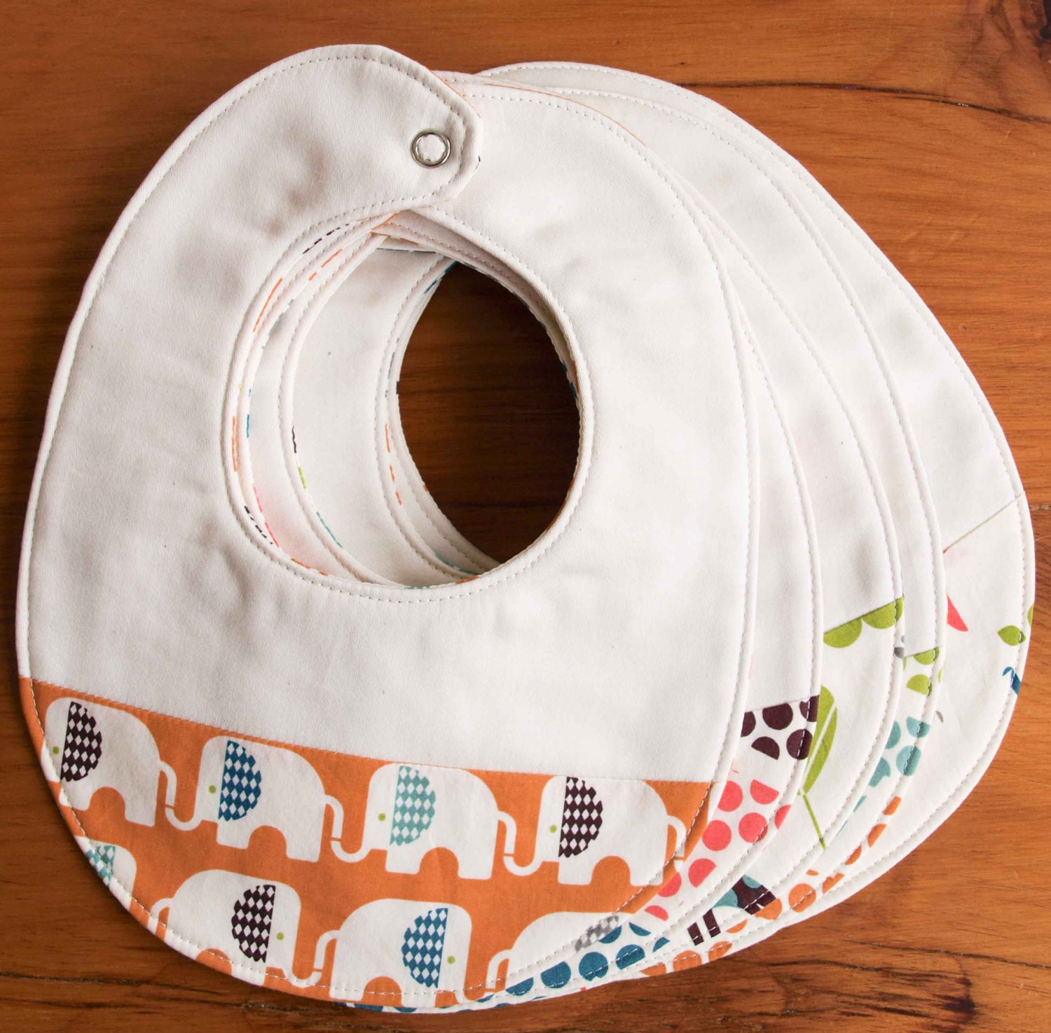 Organic Baby Bib in SAFARI SOIRÉE, Choose your Favorite Bib