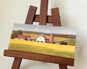 Vintage Farm Scene Print
