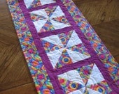 Bright Pinwheel Tablerunner