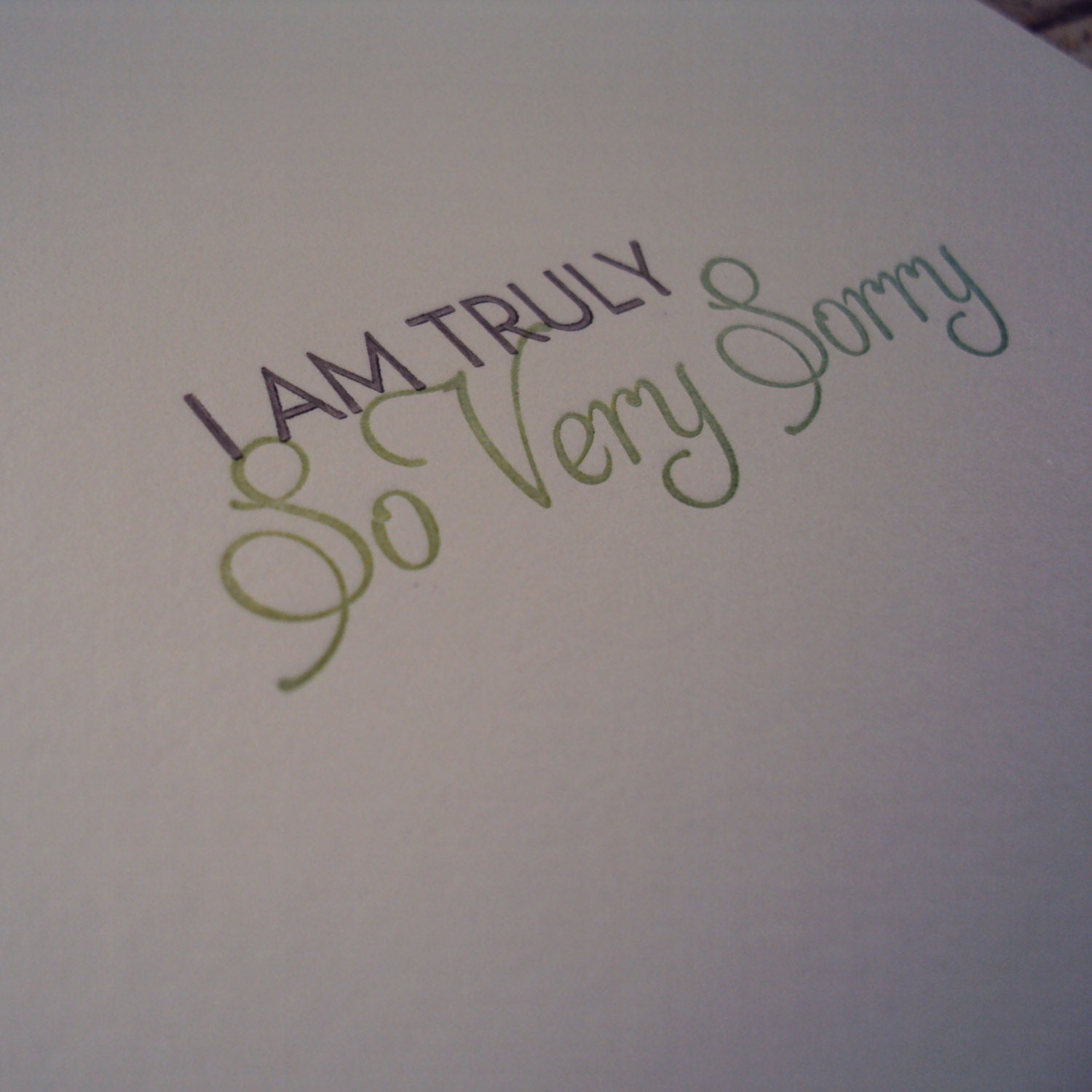 Letterpress Greeting Card...