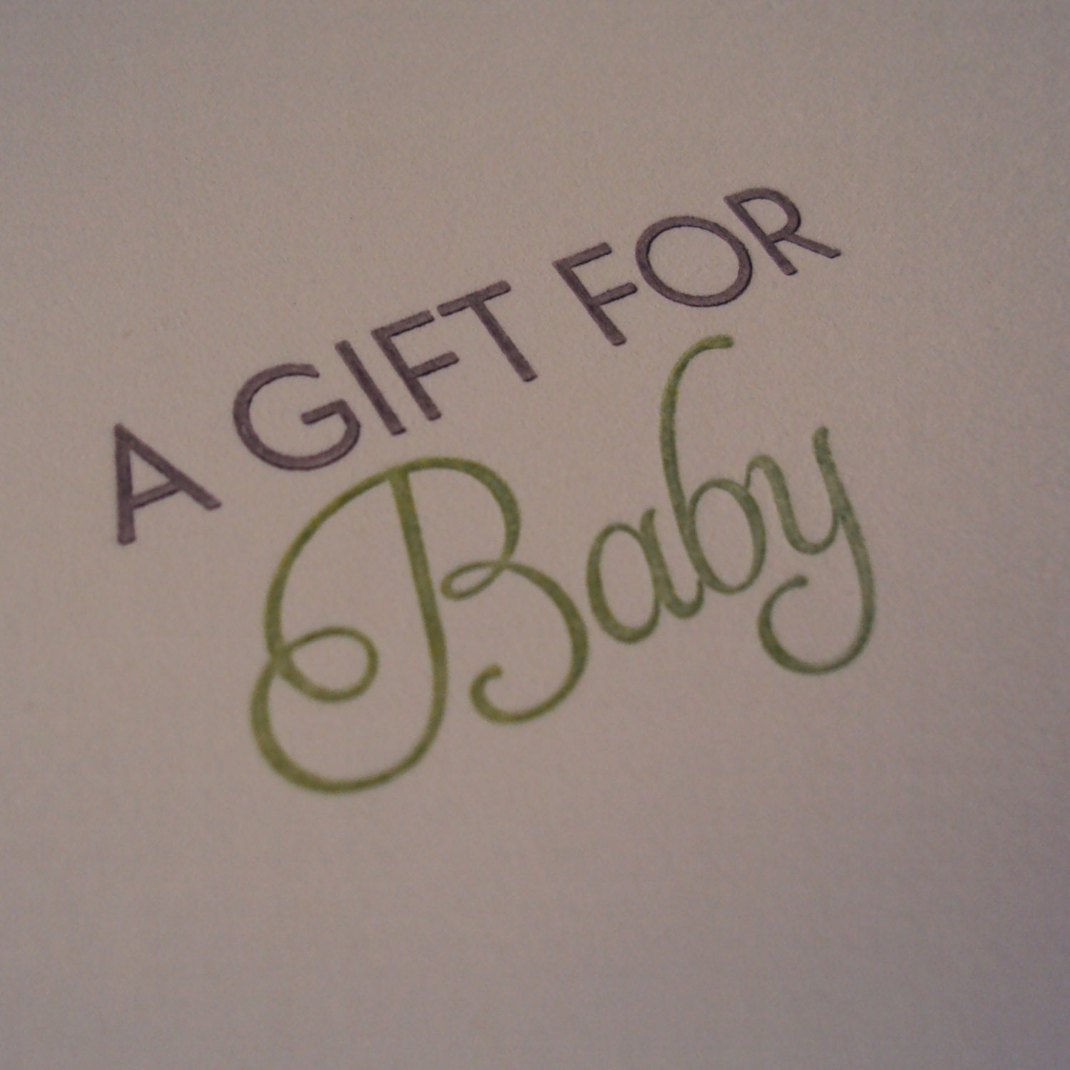 Letterpress Greeting Card...