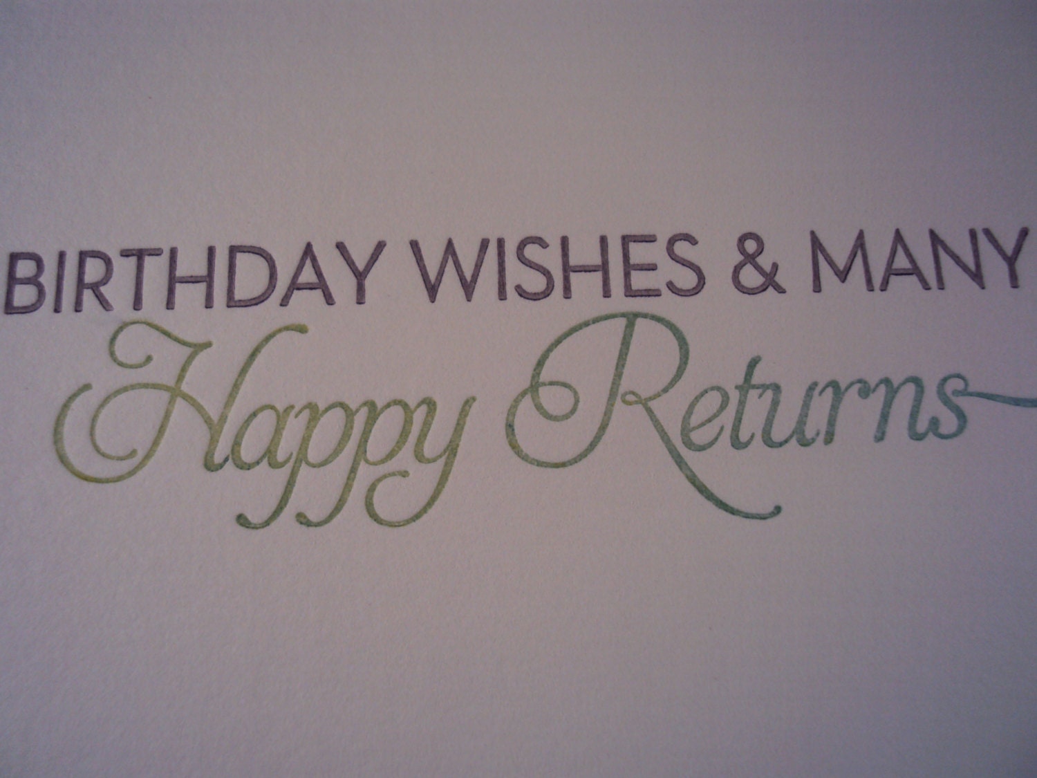 Letterpress Greeting Card...