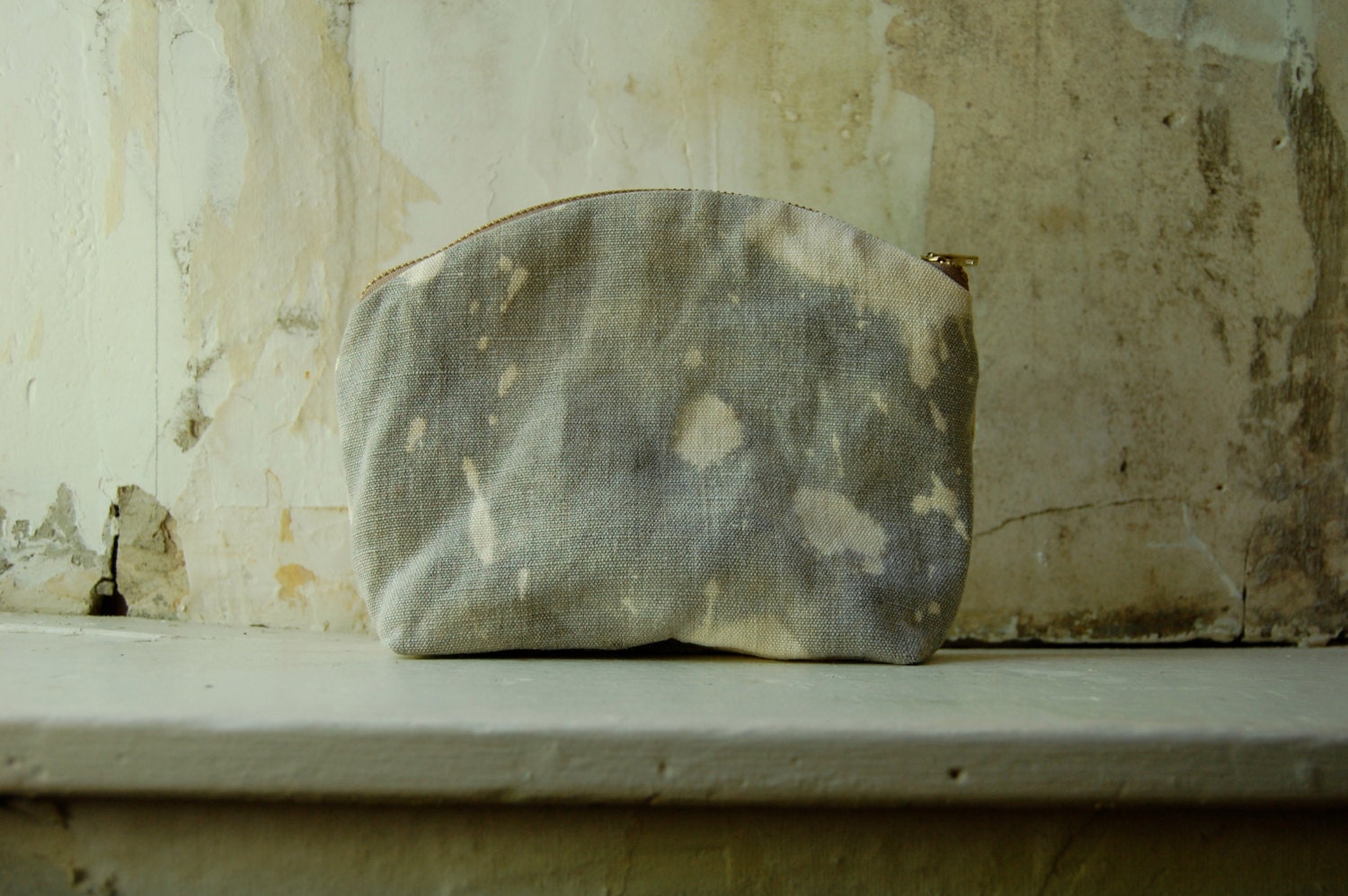 faded hand dyed arrow pouch