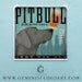 Pitbull Brewery original illustration giclee archival signed artist's print 12 x 12