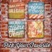 Baseball typography word art graphic wall art  canvas panel 12 x 12 x 1.5 by stephen fowler